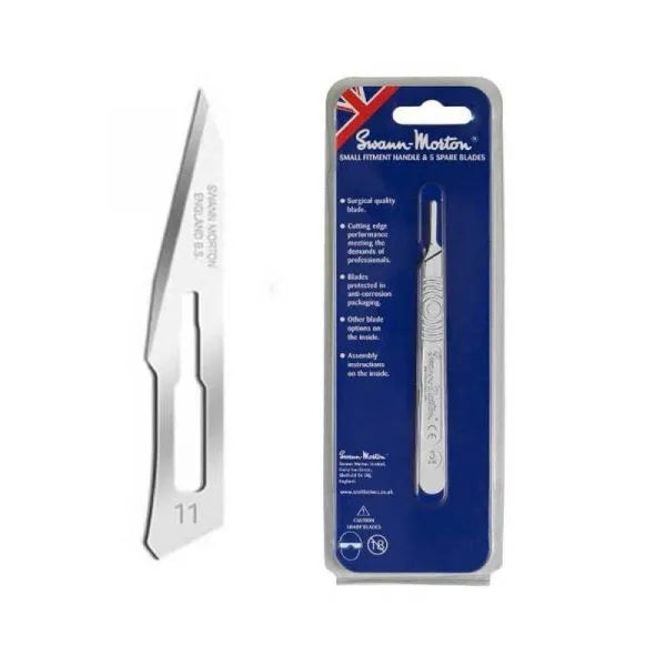 Swann Morton No.3 Handle C/W 5 X No.10a Blades