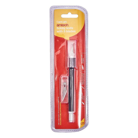 American Line Hobby Craft Knife C/W 5 No.11 Hobby Blades